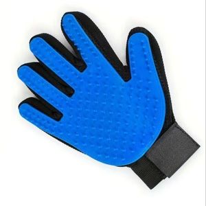 Pet hair brush grooming gloves